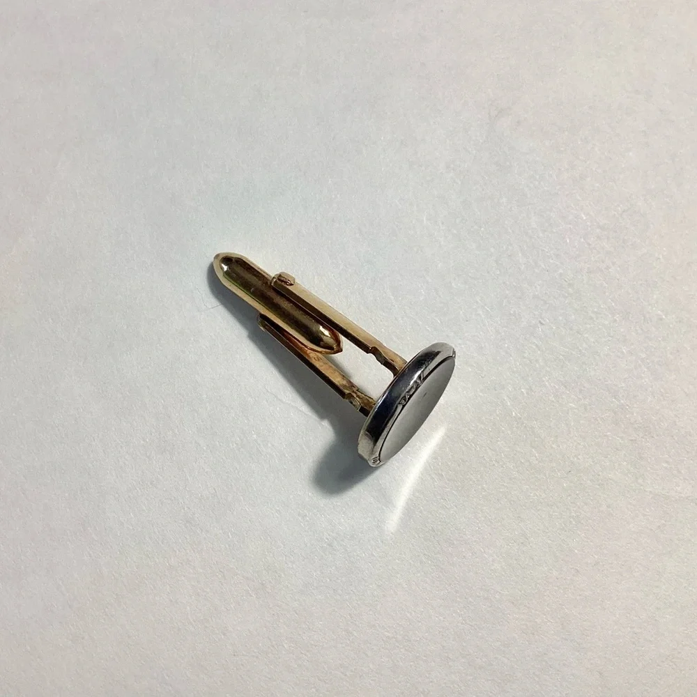 Art Deco Gold Plate Vintage MOP Abalone Cufflinks Lot Of 3